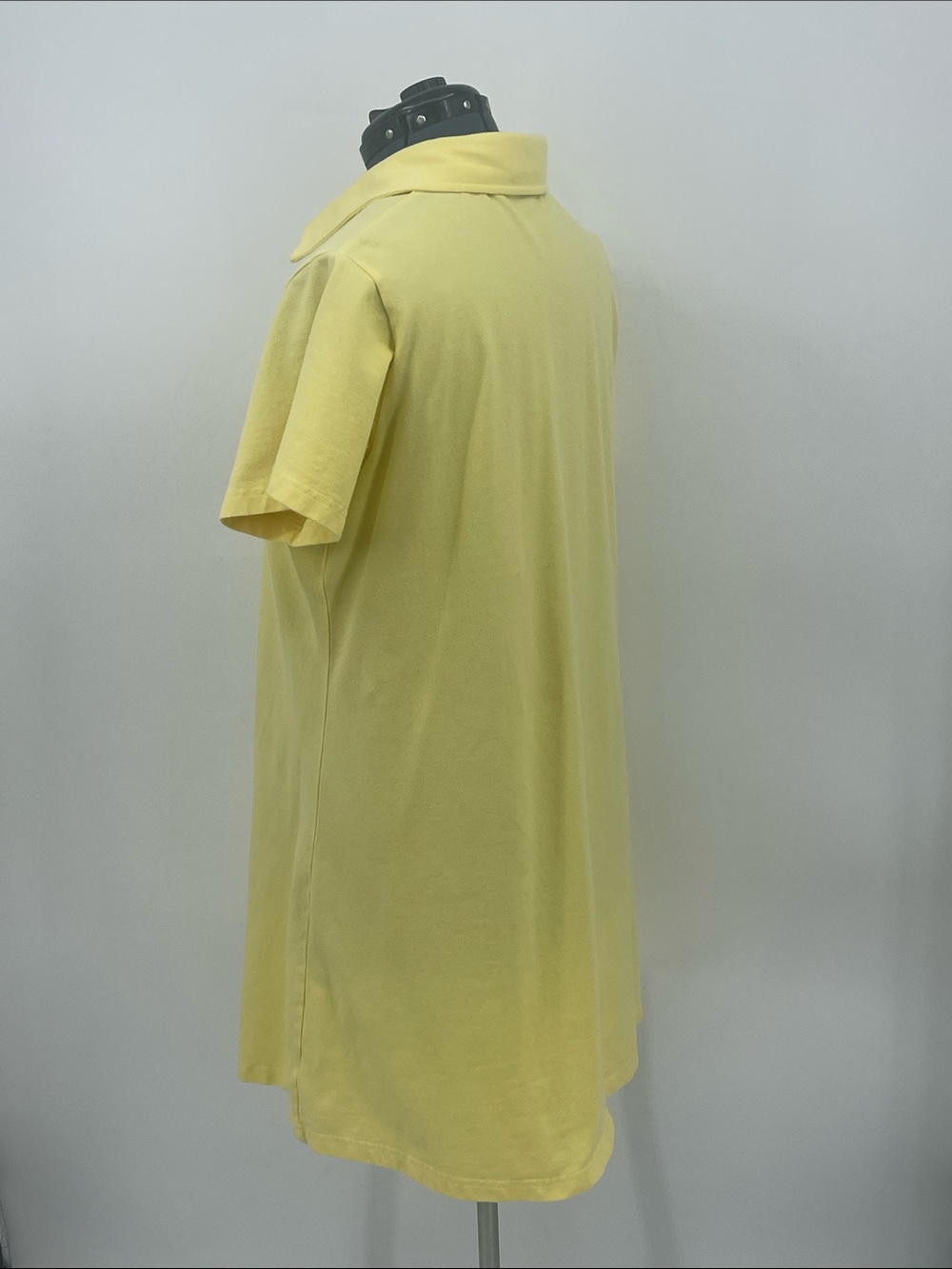 D&CO Yellow Polo Shirt Dress - Women's Casual Top SIZE XLARGE - Picture 3 of 10